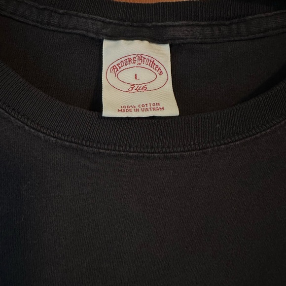 Brooks Bros Sz L navy blue long sleeve tee shirt. - Picture 2 of 3